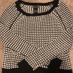 Wet Seal Black & White Sweater
